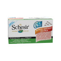 SCHESIR - Multipack 6 x 50 g. - Chat - en gelée Thon et poulet . Package
