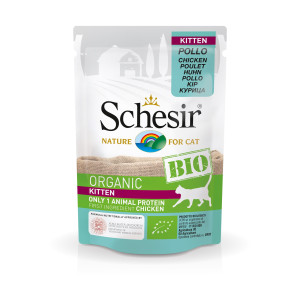 Sachets Bio chaton Schesir 8x85g