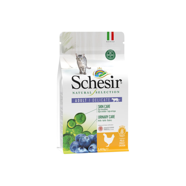 Croquettes chat adulte Natural Selection Schesir 1,4kg