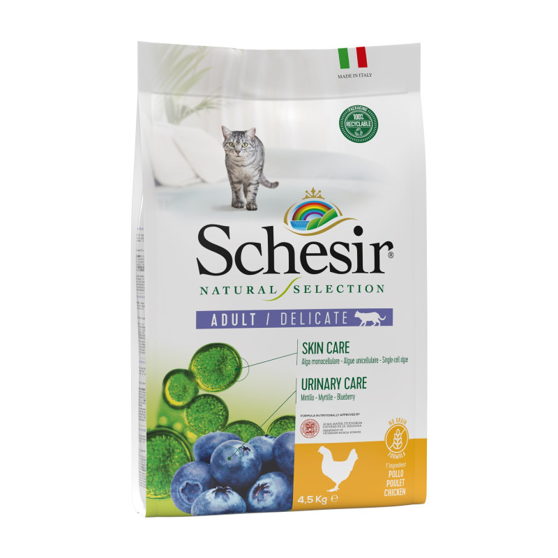 Croquettes chat adulte Natural Selection Schesir 4,5kgkg