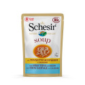 Soupes pour chat Schesir 10x85g Thon sauvage et calamars