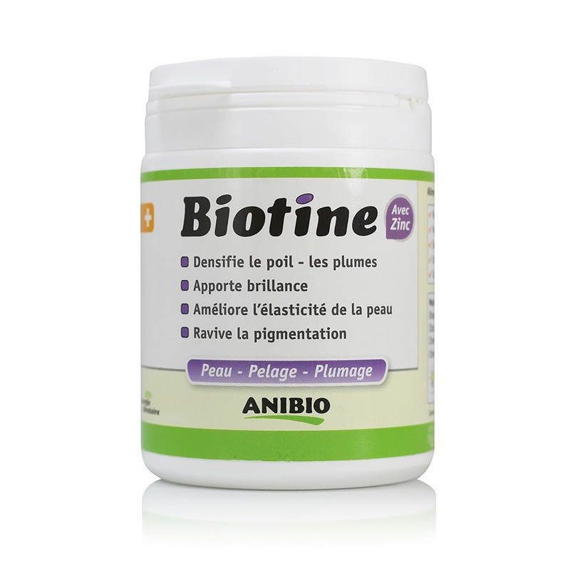Biotine avec Zinc Anibio 140g