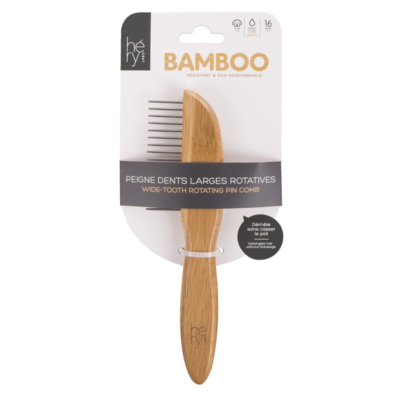 Peigne bambou Héry dents larges