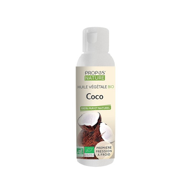 Huile végétale de coco Bio Propos'Nature 100 ml