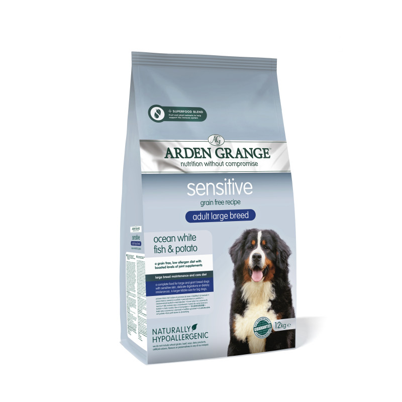 Croquettes Adulte Sensible Grande race Arden Grange 12kg