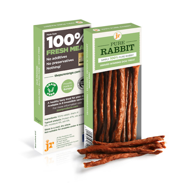 Sticks de viande pour chiens JR Pet Products Lapin