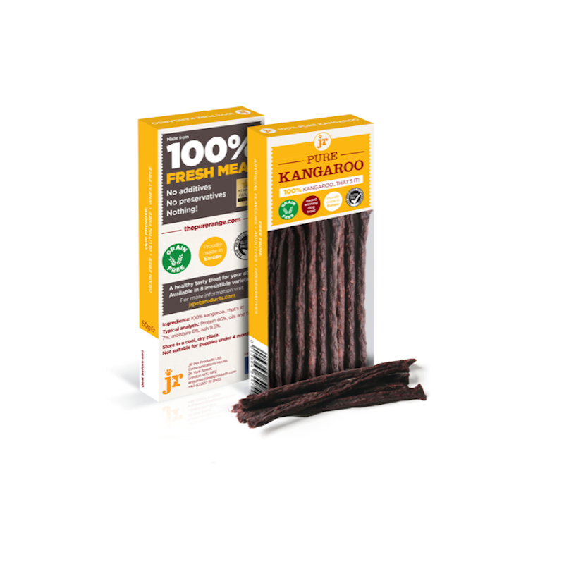 Sticks de viande pour chiens JR Pet Products Kangourou