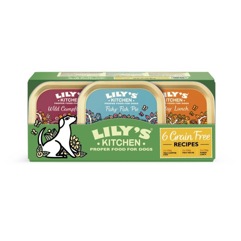 Pâtées pour chien adulte Lily's Kitchen - Multipack Recettes sans céréales