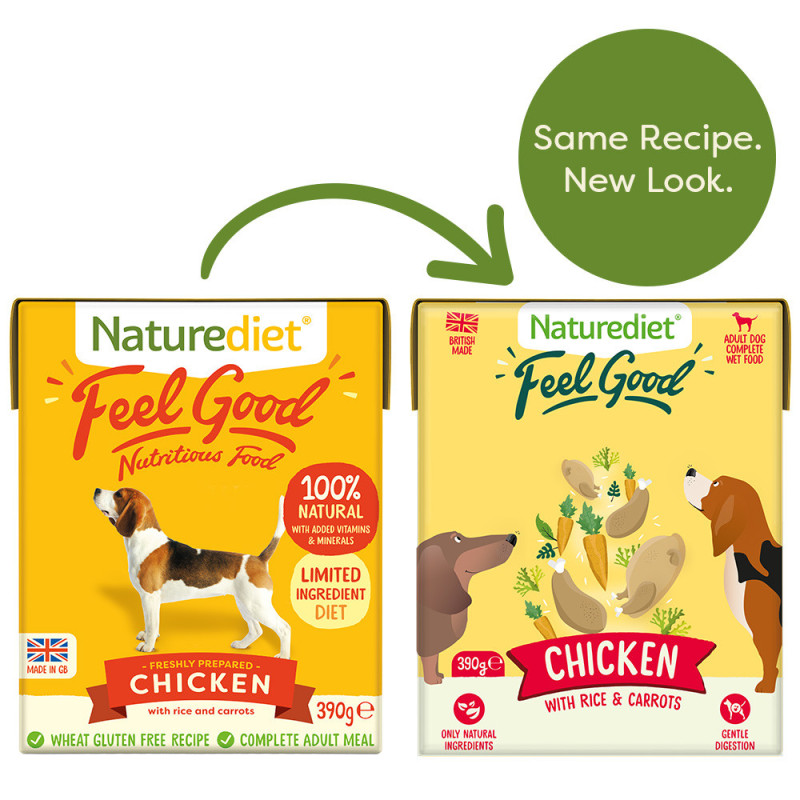 Pâtée Feel Good 390g Naturediet poulet 390g