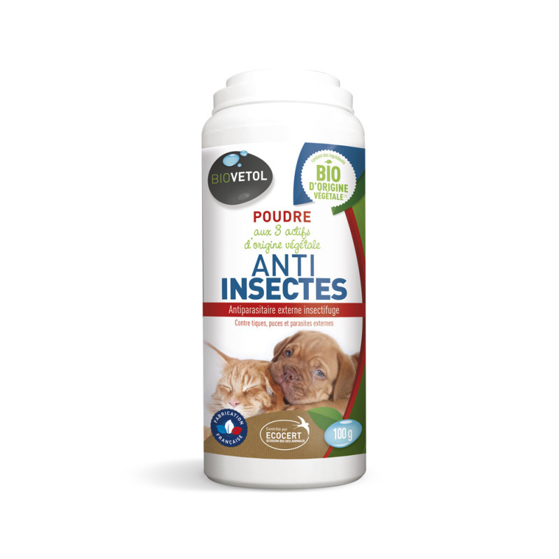 Poudre-antiparasitaire-puces-tiques-naturelle-chien-chatLotion-puces-tiques-naturelle-chien-chat-125ml-Biovetol-CCN