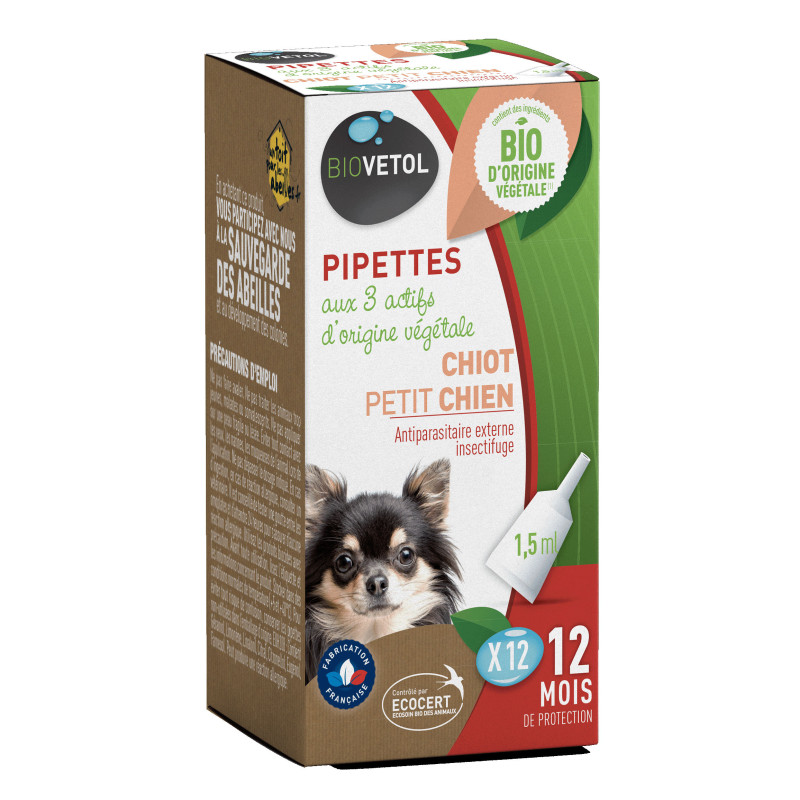 Pipettes-naturelles-chiot-petit-chien-lot12-Biovetol-CCN