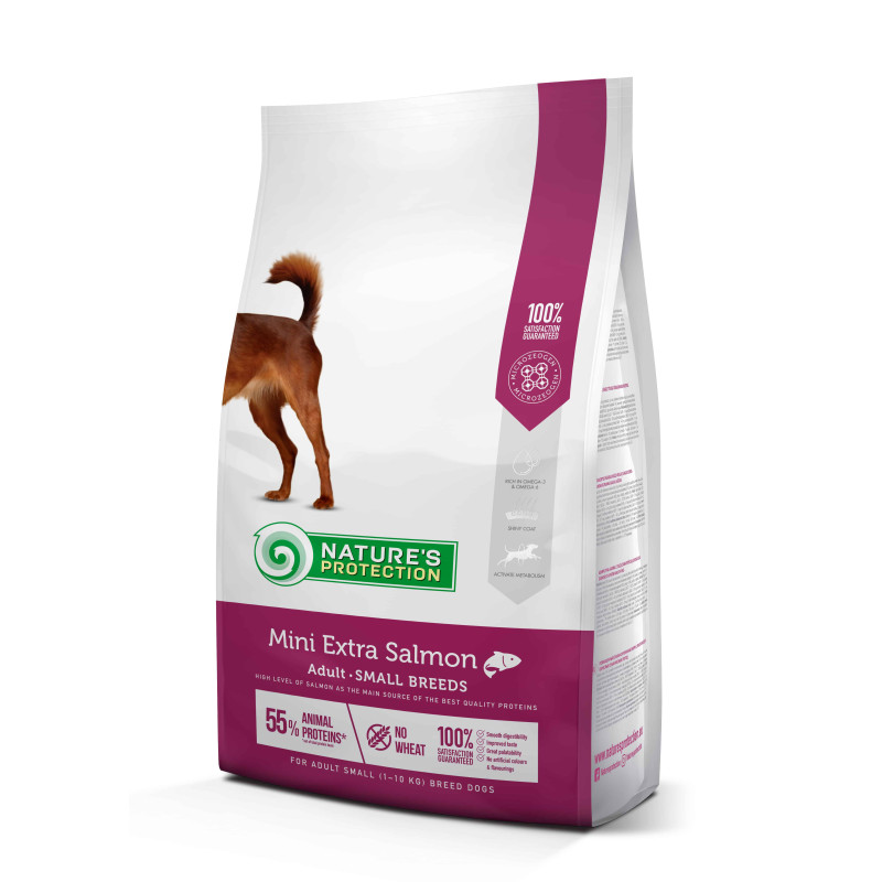 Croquettes Mini Adulte Saumon Natures Protection