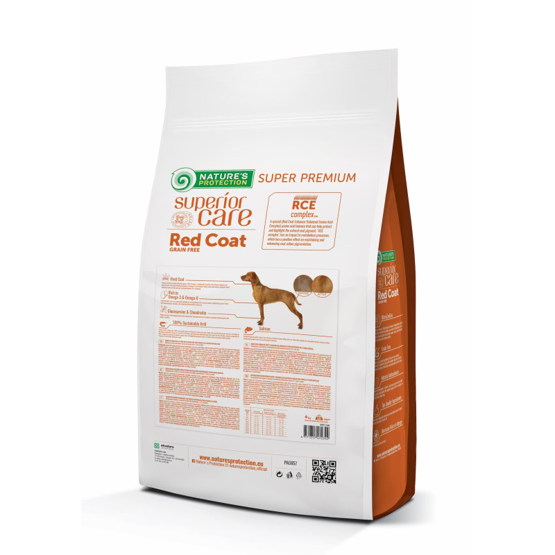 Croquettes Adulte Chien Roux Saumon Natures Protection 4kg