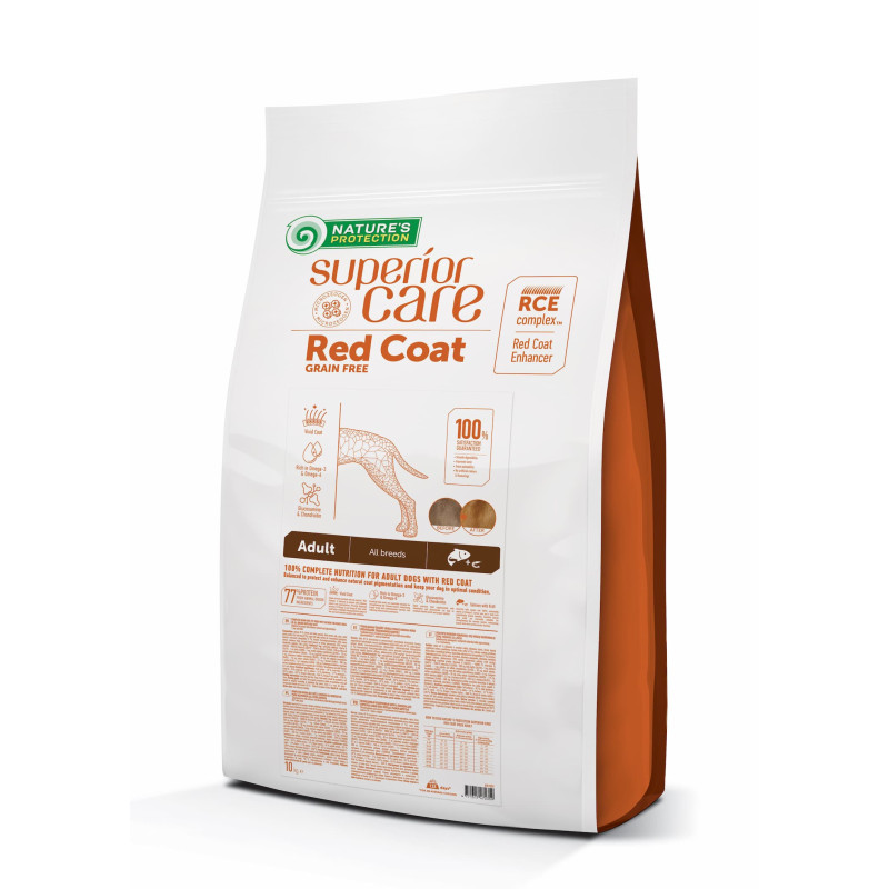 Croquettes Adulte Chien Roux Saumon Natures Protection 10kg