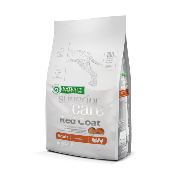 Croquettes Adulte Chien Roux Poulet Natures Protection 1,5kg