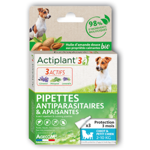 Pipettes Actiplant'3 chiot et petit chien