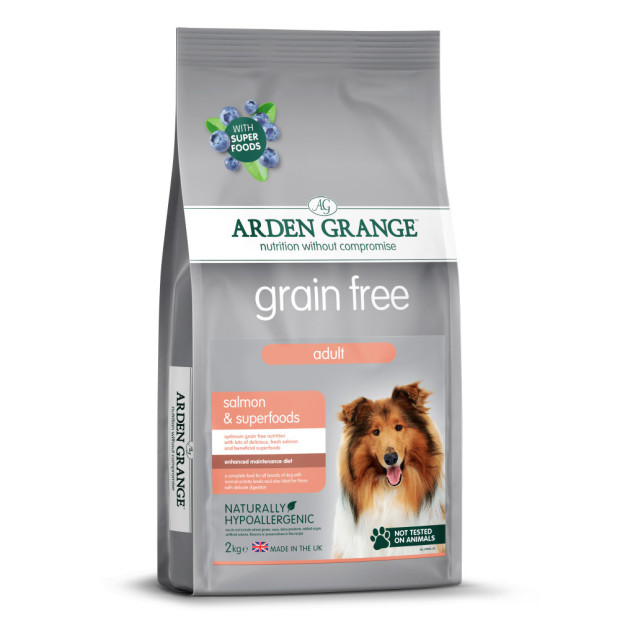 Croquettes Grain Free au Saumon Arden Grange 2kg