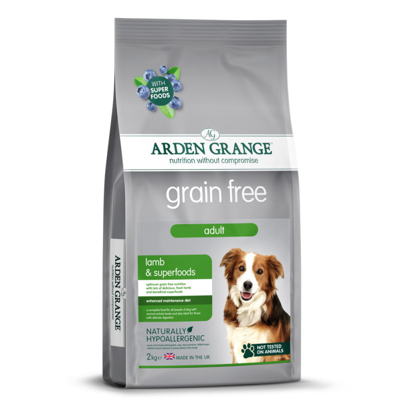 Croquettes Grain Free à l'Agneau Arden Grange 2kg