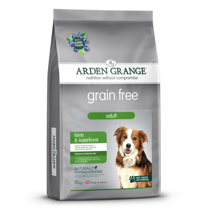 Croquettes Grain Free à l'Agneau Arden Grange 12kg