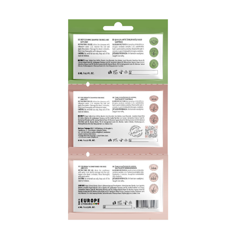 Echantillon Shampoing Tauro Pro Line