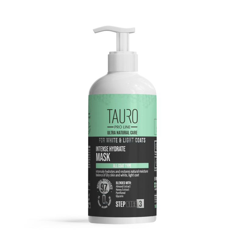 Masque hydratation intense chien blanc Tauro Pro Line 1L