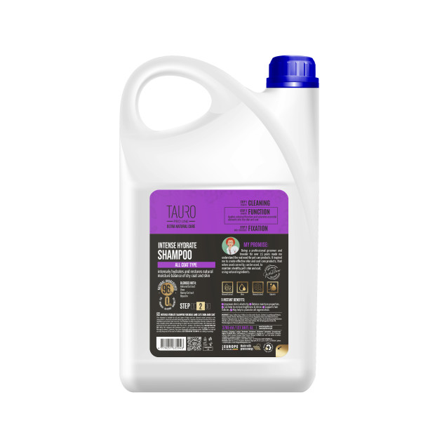 Shampoing hydratation intense tous pelages Tauro Pro Line 3,7L