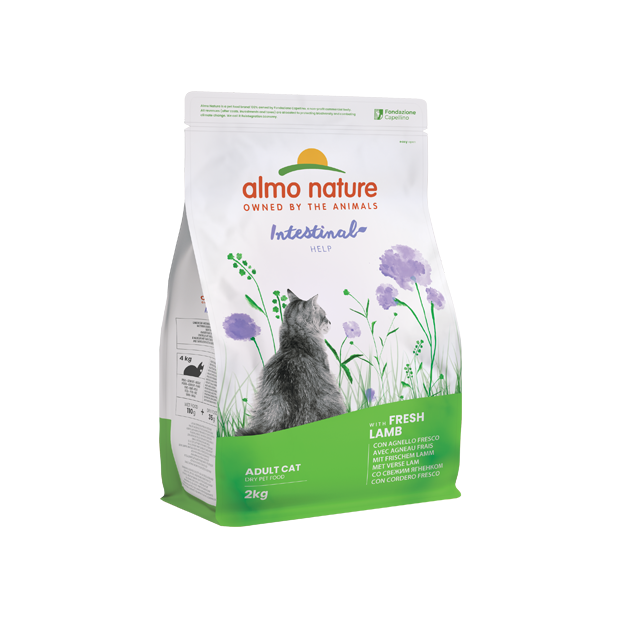 Croquettes Holistic Digestive Help pour chat Almo Nature agneau