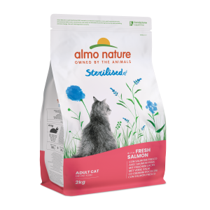 Croquettes Holistic Sterilised Saumon  2kg - Almo Nature