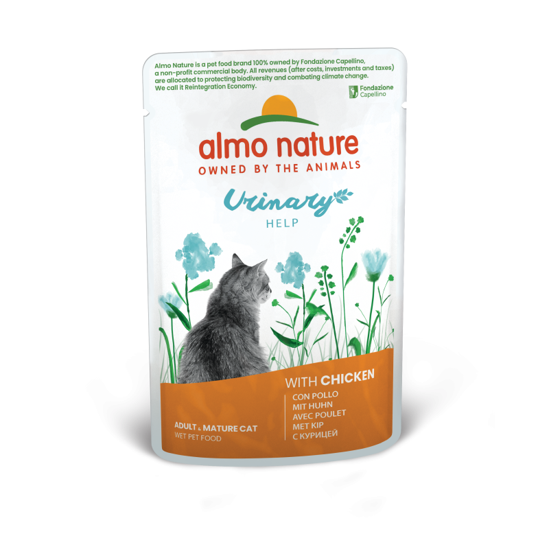 Sachet fraicheur Fonctionnel Urinary Support pour chats poulet - Almo Nature