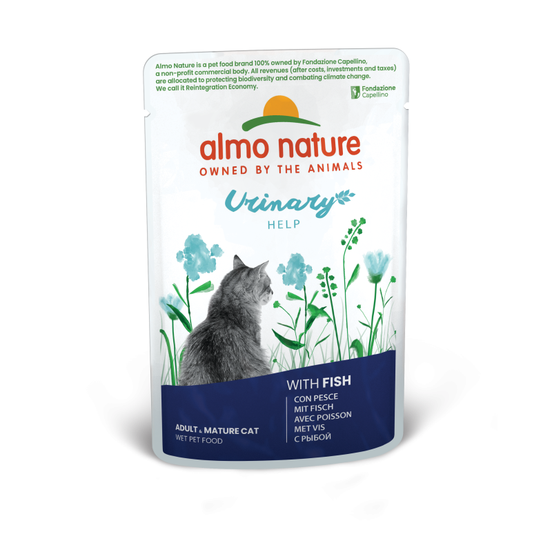 Sachet fraicheur Fonctionnel Urinary Support pour chats poisson - Almo Nature