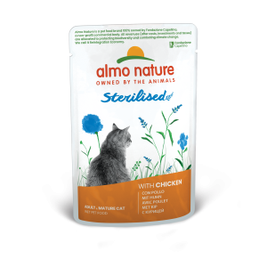 Stériliséd Almo Nature poulet 70g
