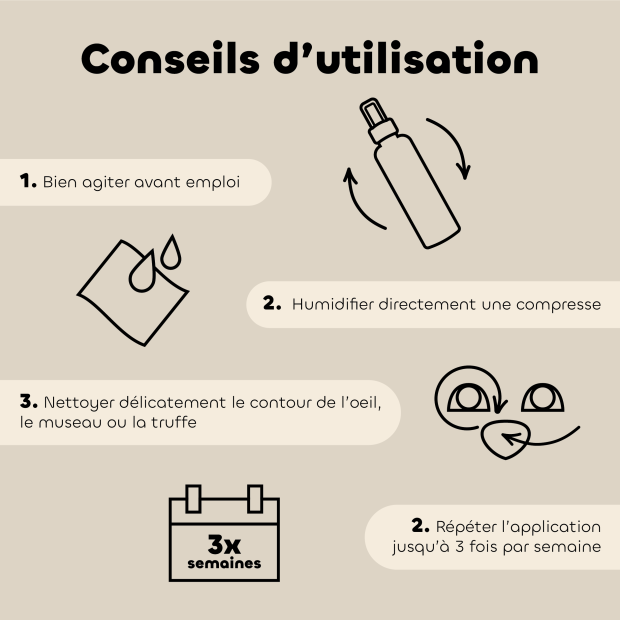 Lotion oculaire bio Biovetol pour nettoyer les yeux