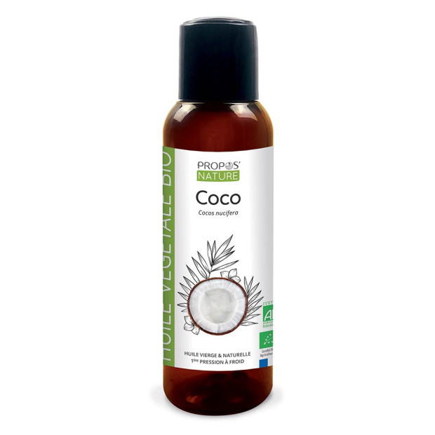 Huile végétale de coco Bio Propos'Nature pour animaux