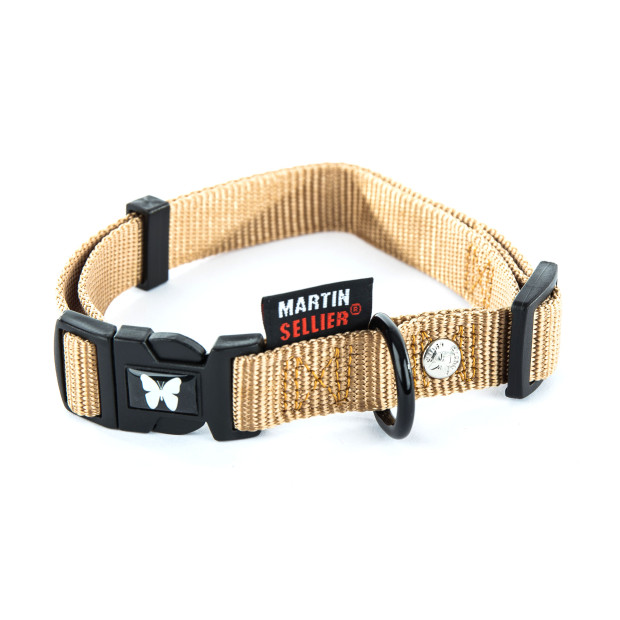 Collier réglable pour chien en nylon Martin Sellier