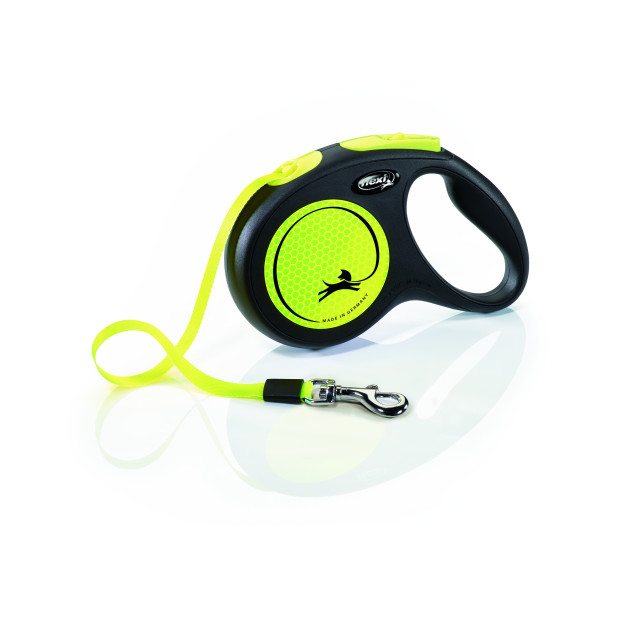 Laisse Flexi Tape Neon ruban fluo