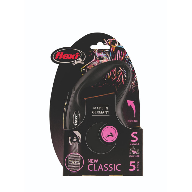 Laisse Flexi Tape Newclassic enrouleur automatique