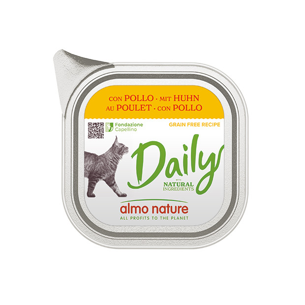 Daily Grain Free pâtée pour chats 100g  Almo Nature