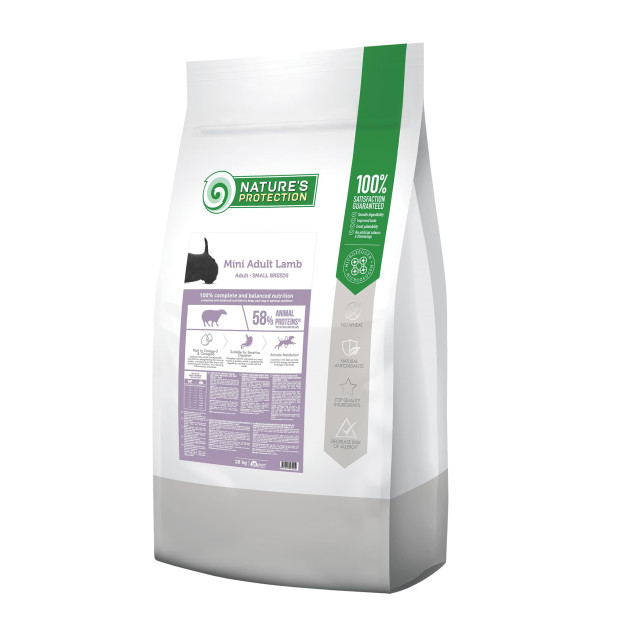 Croquettes Mini Adulte Agneau Nature's Protection