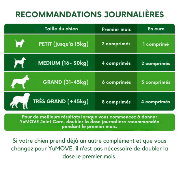 Yumove Lintbells, articulation chien, rhumatismes, arthrite