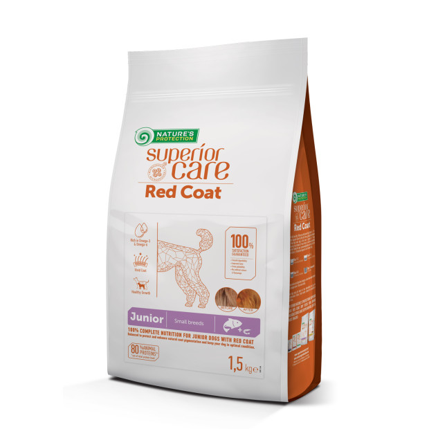 Croquettes Mini Junior Chien Roux Saumon Nature's Protection