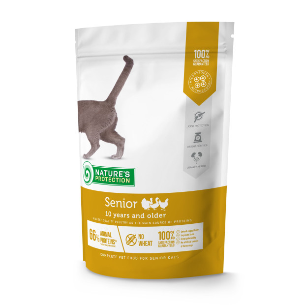 Croquettes pour chat senior Nature's Protection