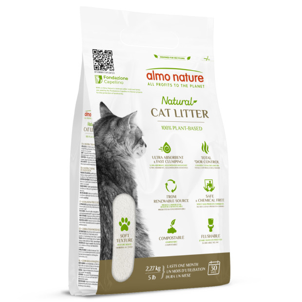 Litière végétale naturelle Catlitter Almo Nature