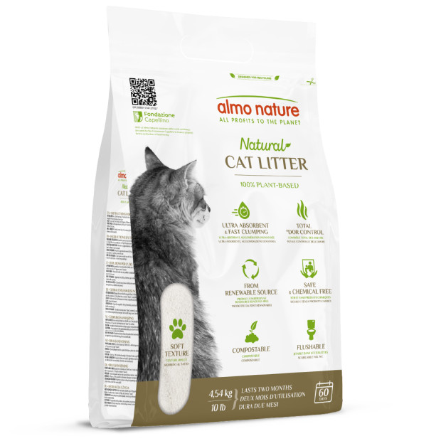 Litière végétale naturelle Catlitter Almo Nature