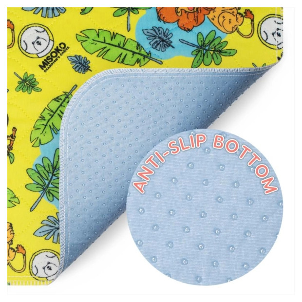 Puppy pads jaune réutilisables Misoko