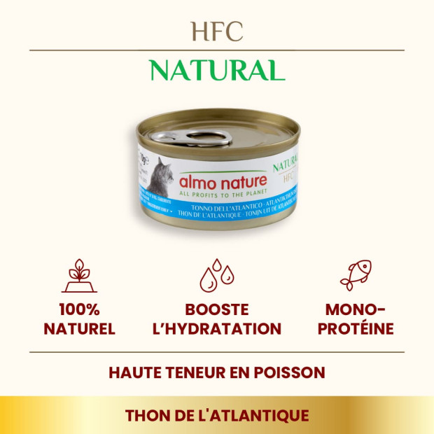 Boite HFC Natural Legend pâtée pour chat 70g Almo Nature