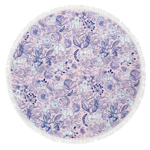 Serviette ronde microfibre Tauro Pro Line