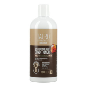Après-shampoing apaisant peau sèche chien & chat Tauro Pro Line