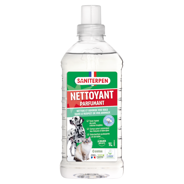 Détergent sans allergène fleur de coton Saniterpen