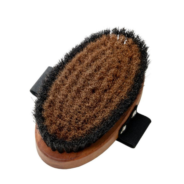 Brosse de massage ovale crin et bronze Tauro Pro Line