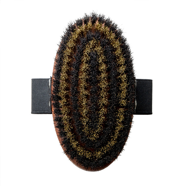 Brosse massage laiton crin de cheval Tauro Pro Line